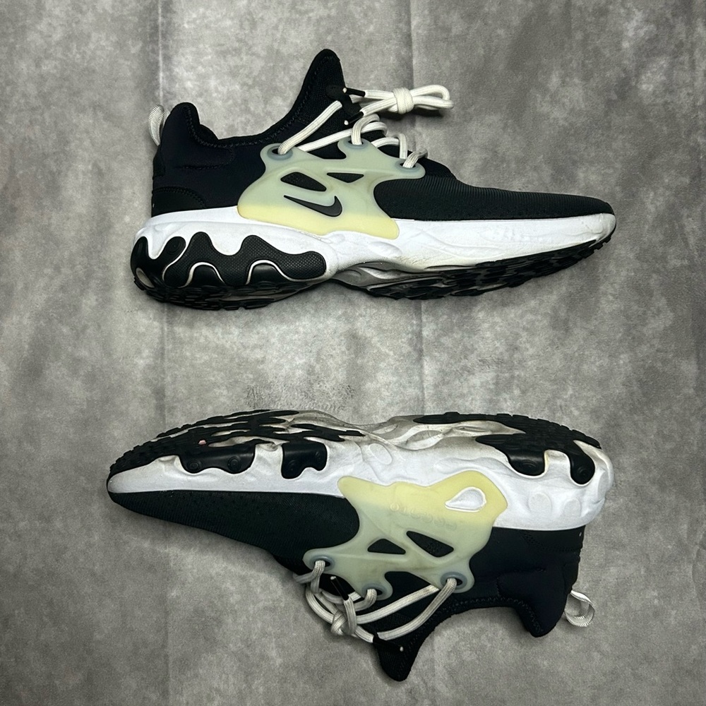 Nike Mens React Presto Ghost 2019 Black White Shoes Sneakers Size 11